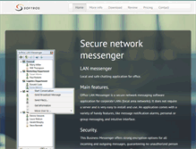 Tablet Screenshot of lanmessenger.net